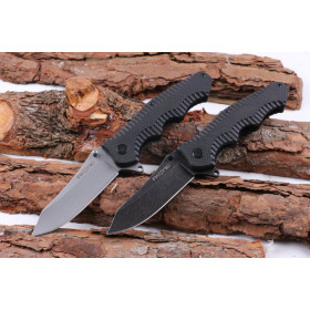 FOX folding camping knife with steel and G10 handle UD404871 